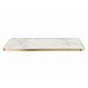 Tablero para mesa de laminado 120x60 cm con cantos de aluminio