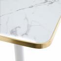 Tablero para mesa de laminado 120x60 cm con cantos de aluminio