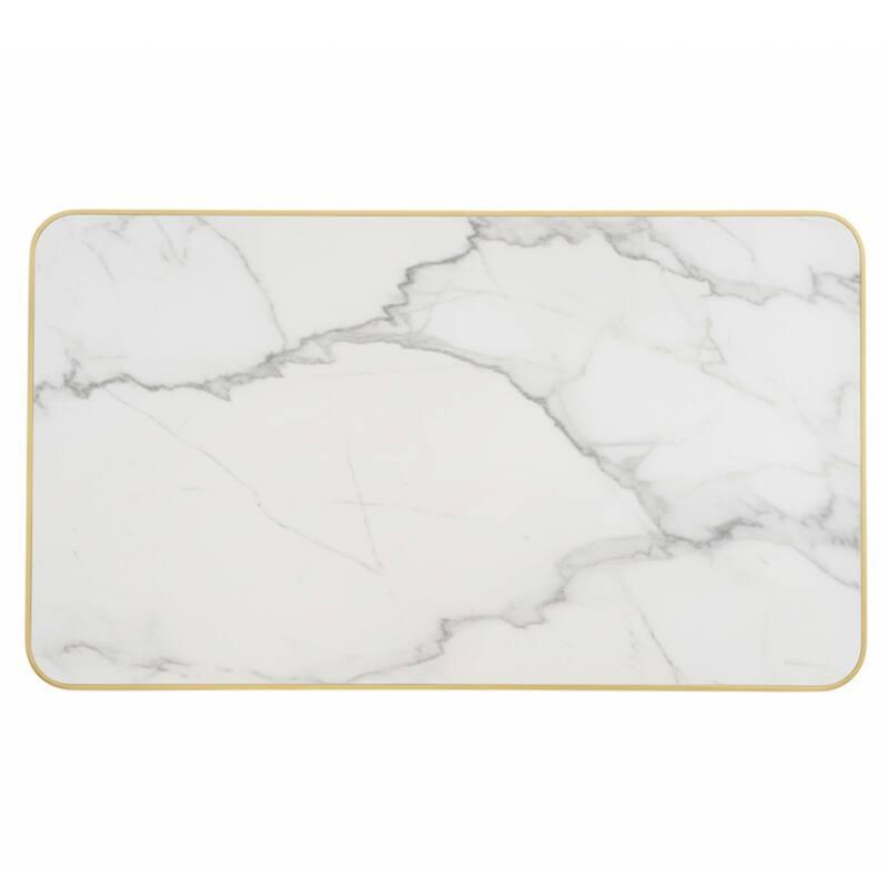 Tablero para mesa de laminado 120x60 cm con cantos de aluminio