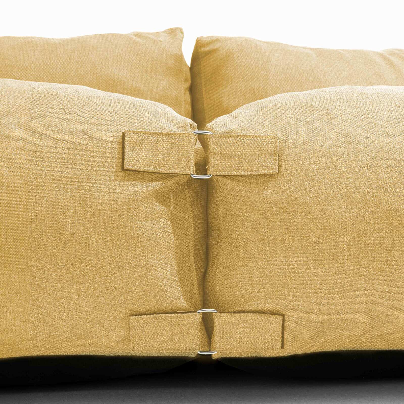 Sofá modular de exterior para 2 personas con 2 sillones