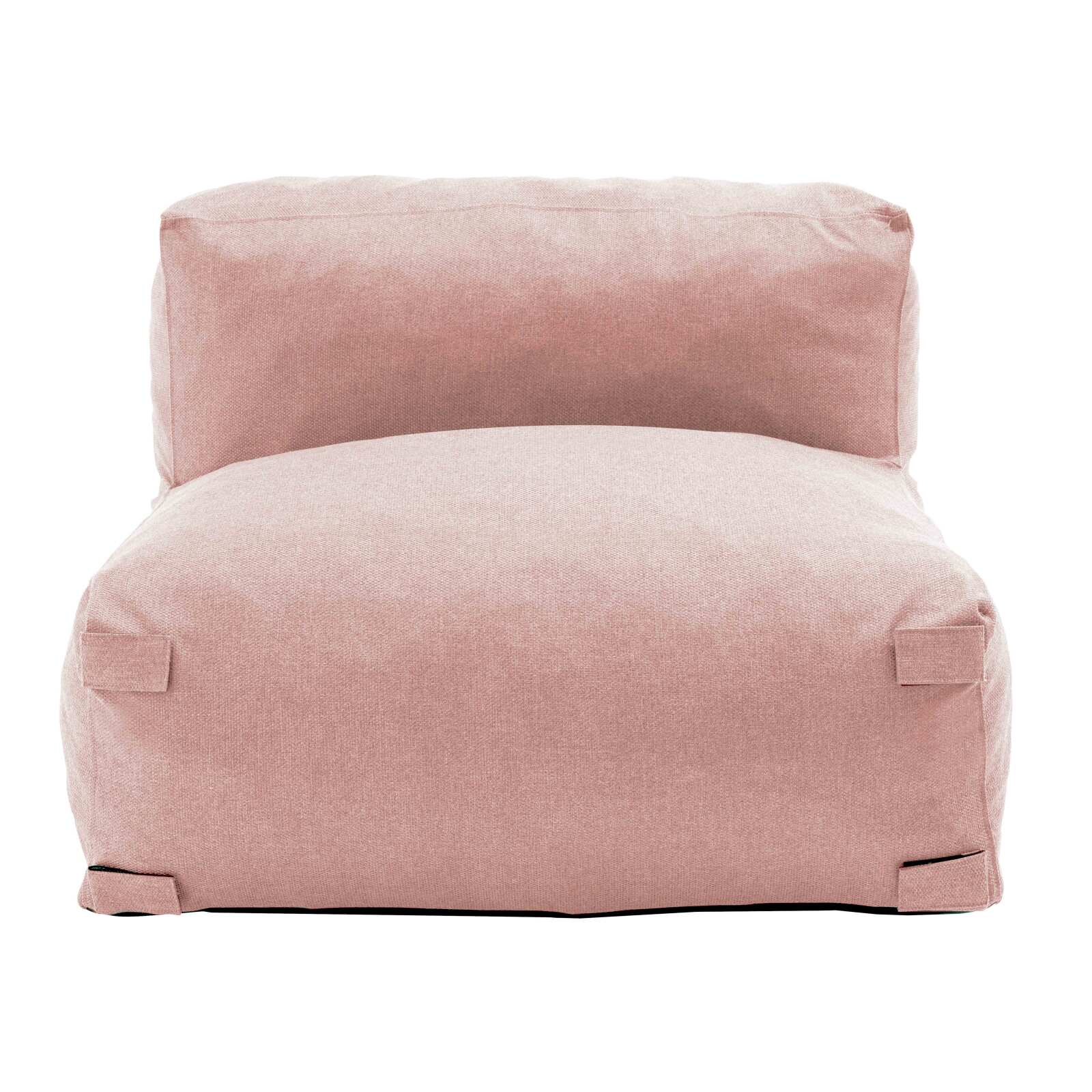 Sofá modular de exterior para 2 personas con 2 sillones