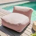Sofá modular de exterior para 3 personas con 1 sillón, 1 sillón esquinero y 1 chaise longue