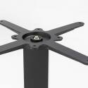 Pata para mesa de metal doble 72 cm