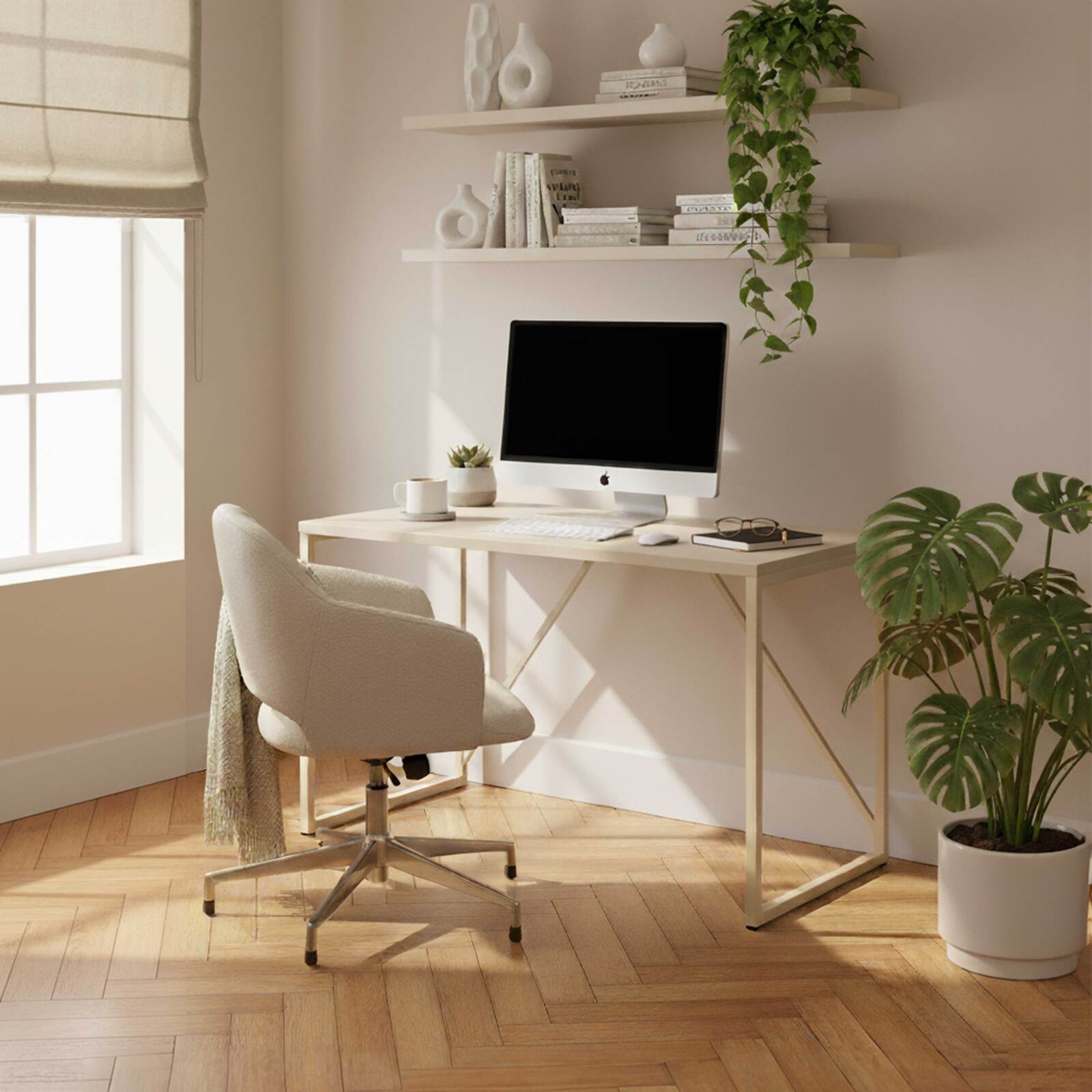 Escritorio liso 120 x 60 cm