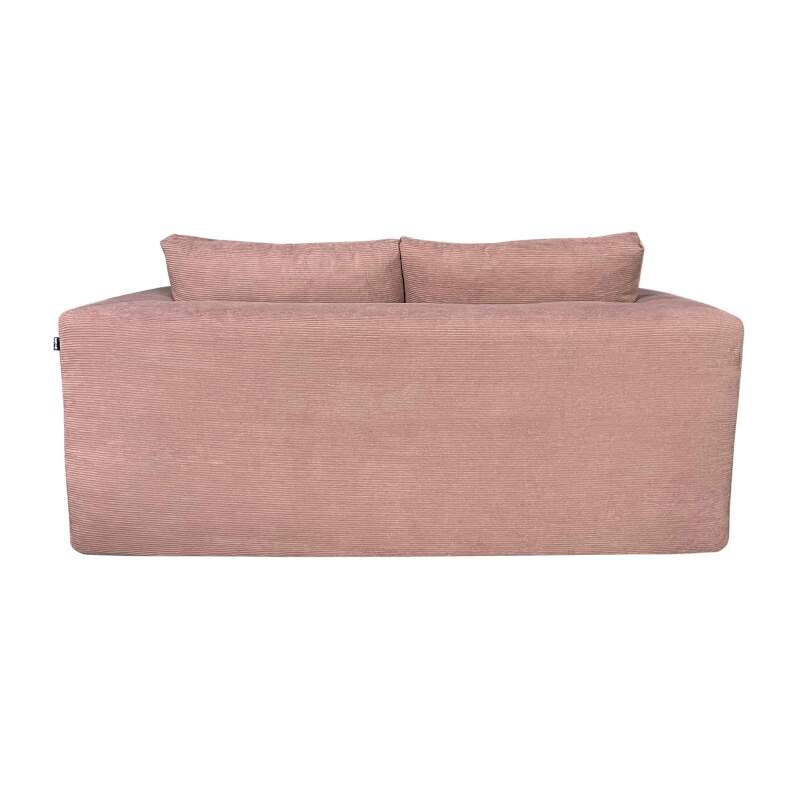 Sofá 2 plazas en tejido acanalado con cojínes (3/7)