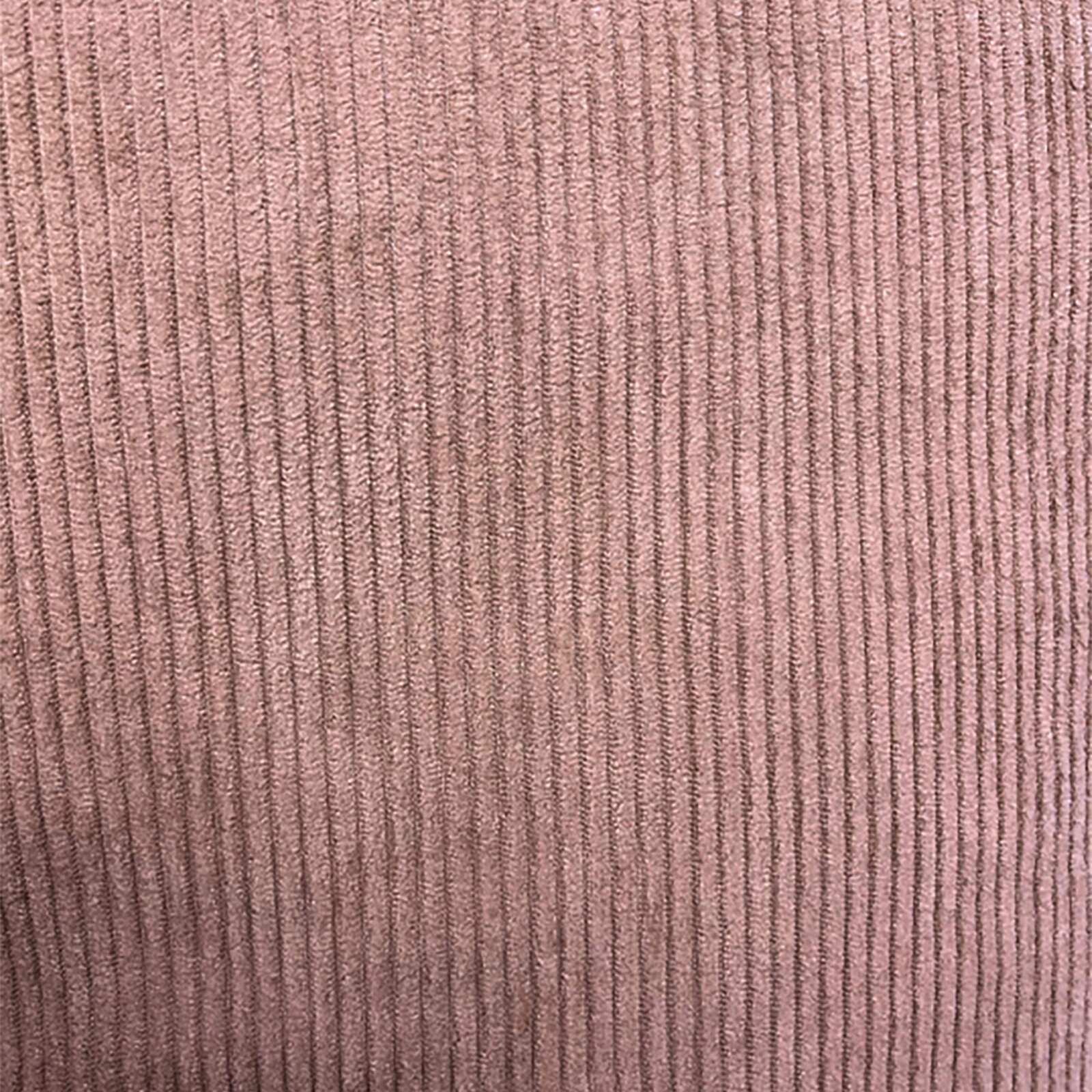 Sofá 2 plazas en tejido acanalado con cojínes