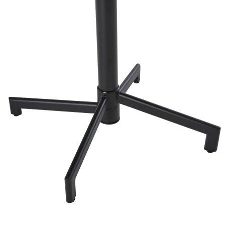 Mesa de jardín cuadrada de metal reclinable 4 personas 70x70 cm (5/6)