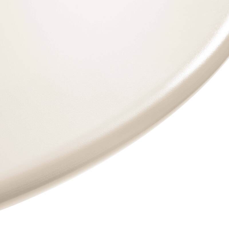 Mesa de jardín bistró redonda de metal reclinable 4 personas Ø70x72 cm (2/5)