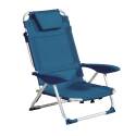 Silla de playa plegable reclinable 4 posiciones