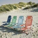 Silla de playa plegable reclinable 4 posiciones