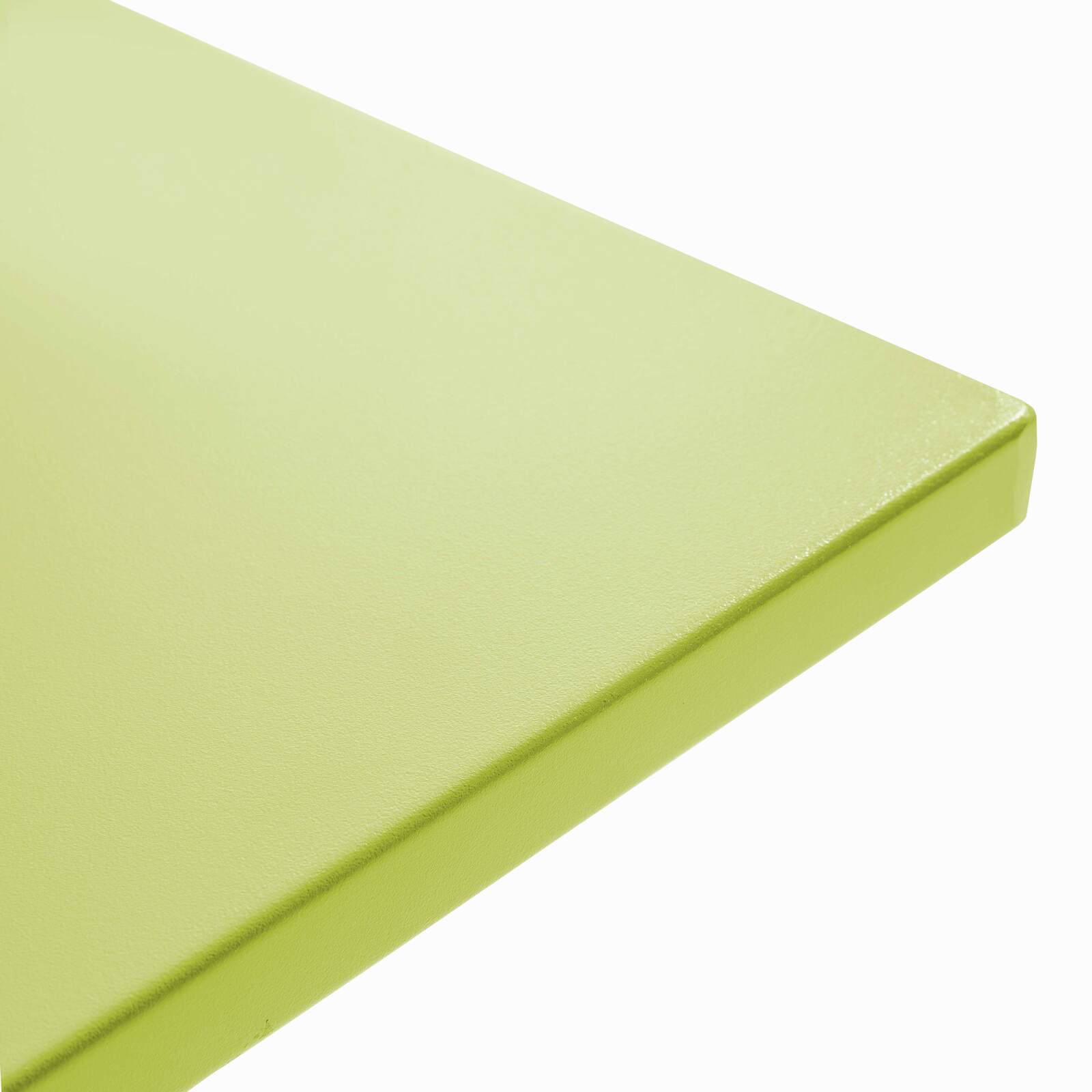 Mesa de jardín cuadrada de metal reclinable 4 personas 70x70 cm