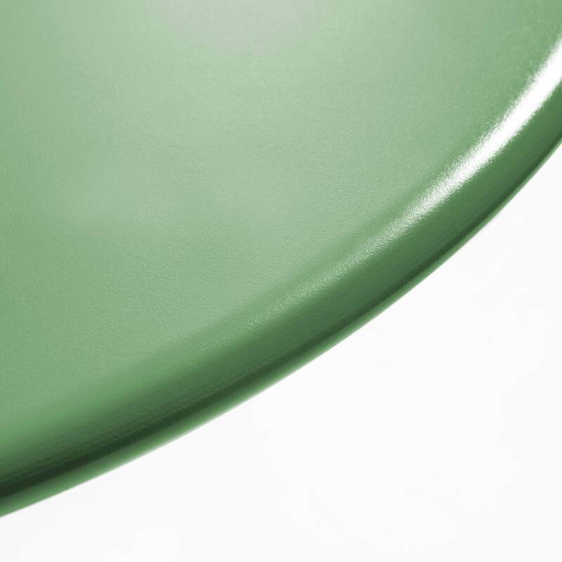 Mesa de jardín bistró redonda de metal reclinable 4 personas Ø70x72 cm  (5/7)