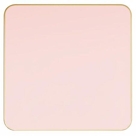 Tablero para mesa de laminado 70x70 cm con cantos de aluminio