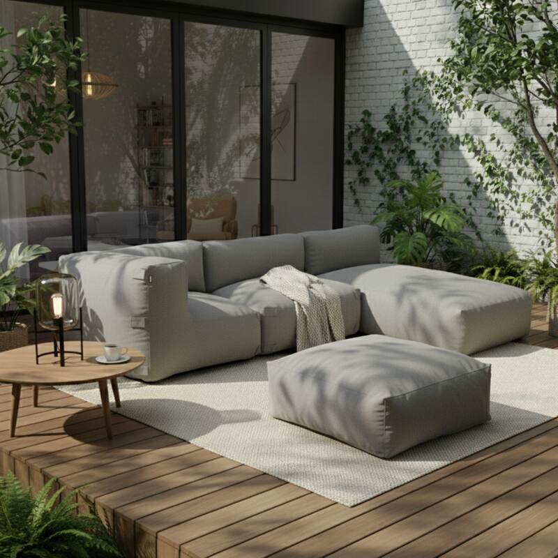 Sillón para sofá modular de exterior (6/7)