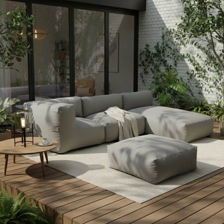 Sillón esquinero para sofá modular de exterior (5/6)