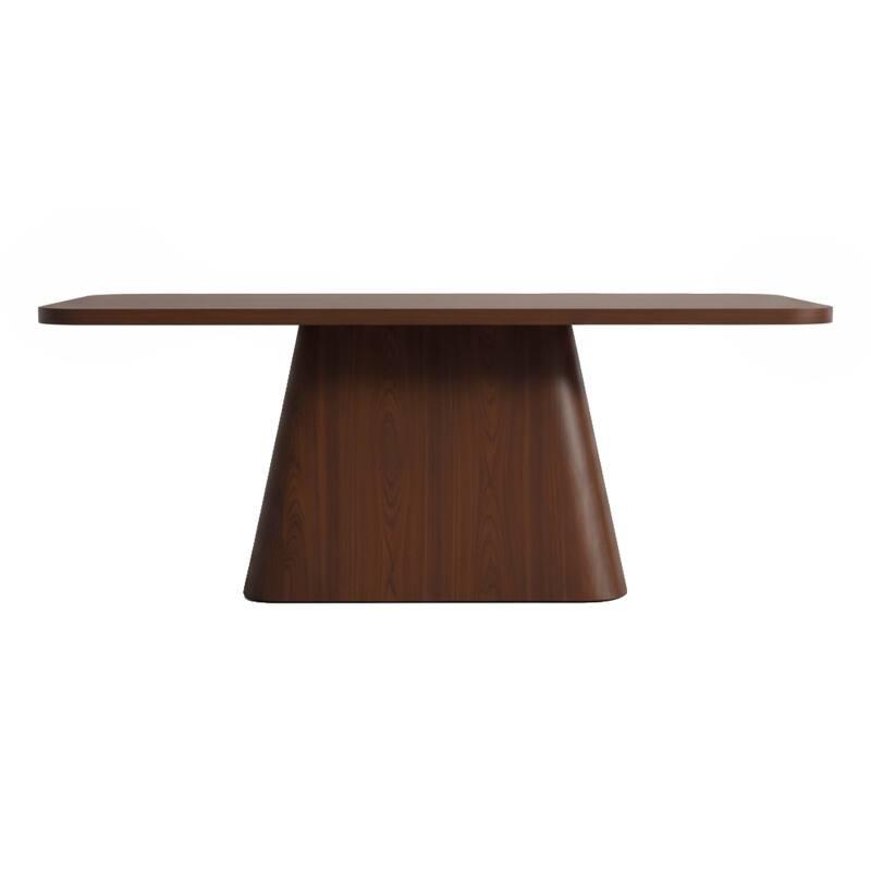 Mesa de comedor efecto madera para 8 personas (2/5)