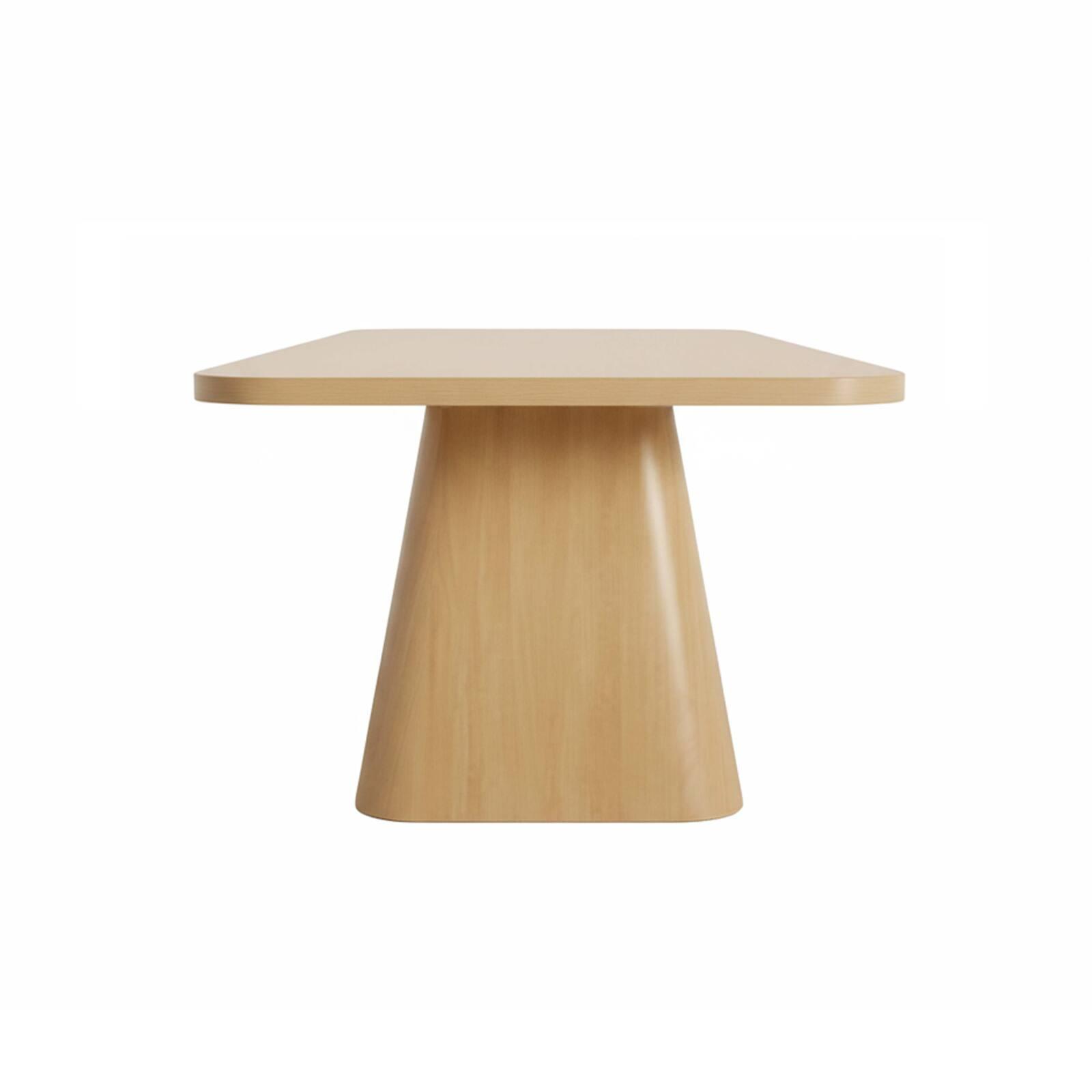 Mesa de comedor efecto madera para 8 personas