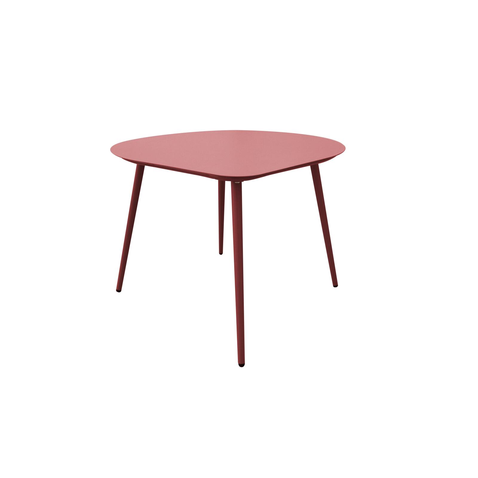 Mesas de centro nido de jardín redondas de metal 58x50x34 cm y 40x35x28 cm