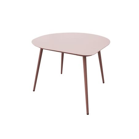 Mesas de centro nido de jardín redondas de metal 58x50x34 cm y 40x35x28 cm (3/7)