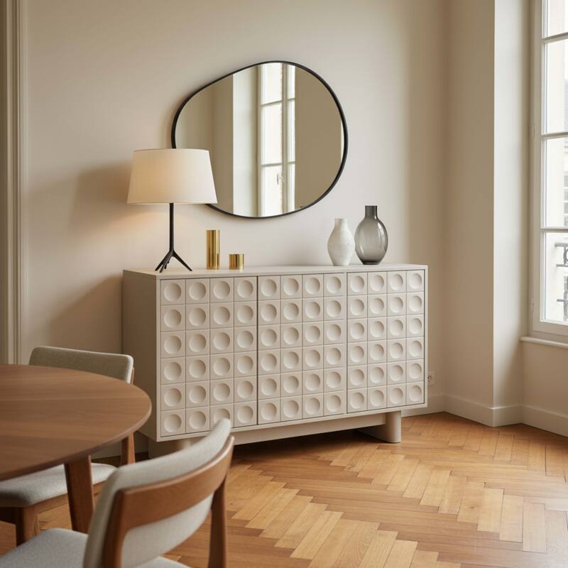 Aparador liso 3 puertas 124 cm (5/7)