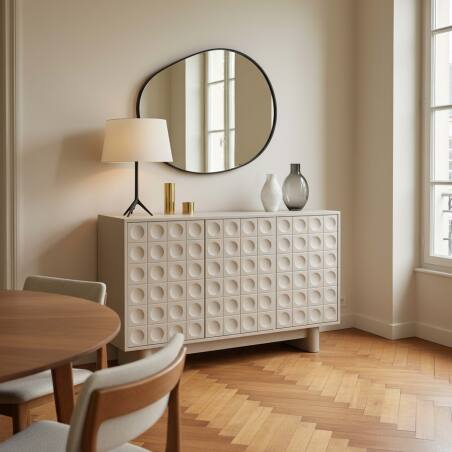 Aparador liso 3 puertas 124 cm (5/7)