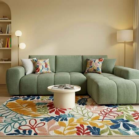 Mesa de centro efecto lacado redonda  Ø50 cm (2/4)