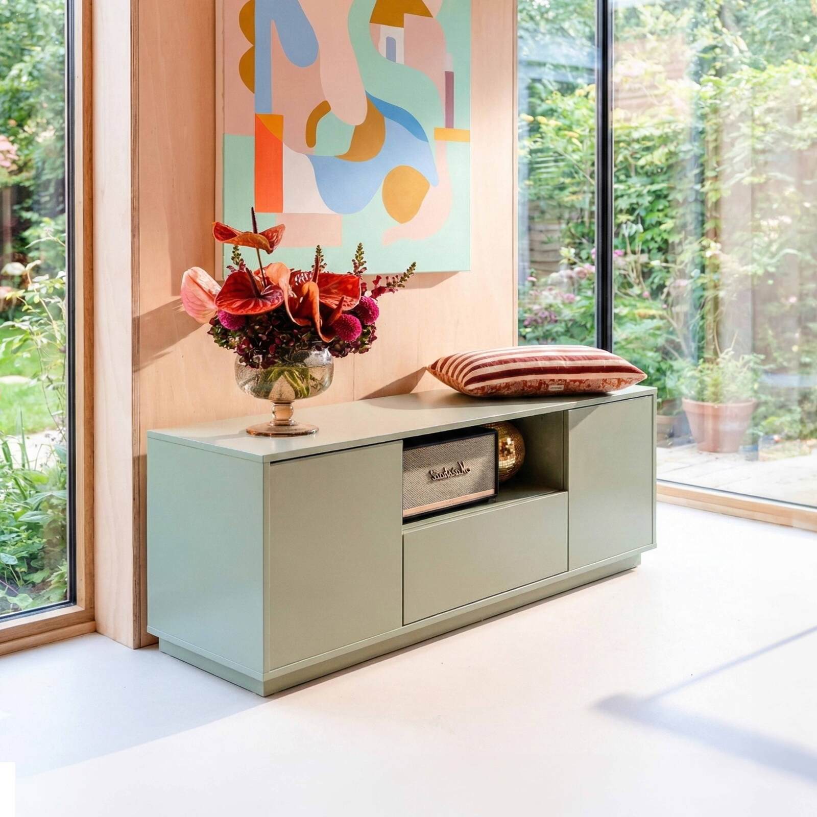 Mueble TV colorido 140 cm