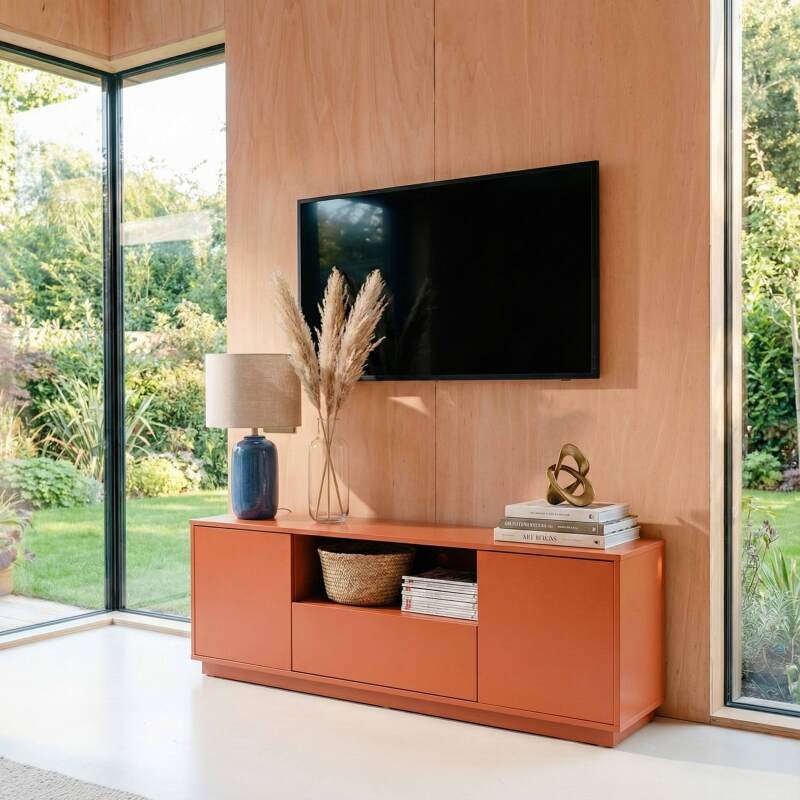 Mueble TV colorido 140 cm