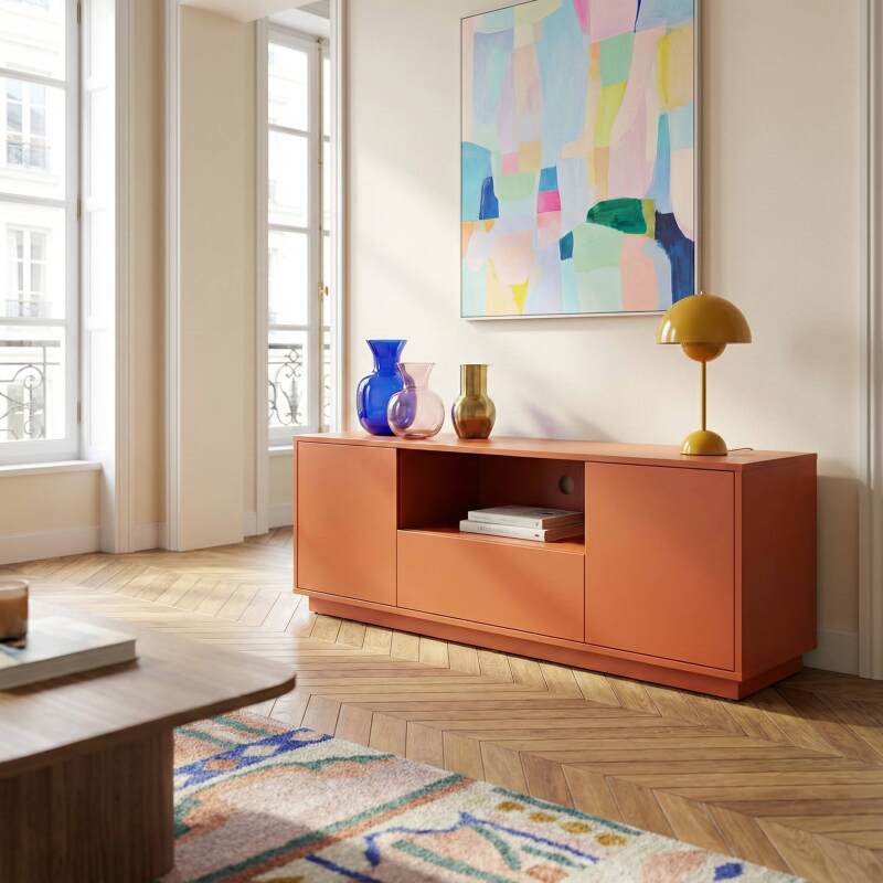 Mueble TV colorido 140 cm (6/7)