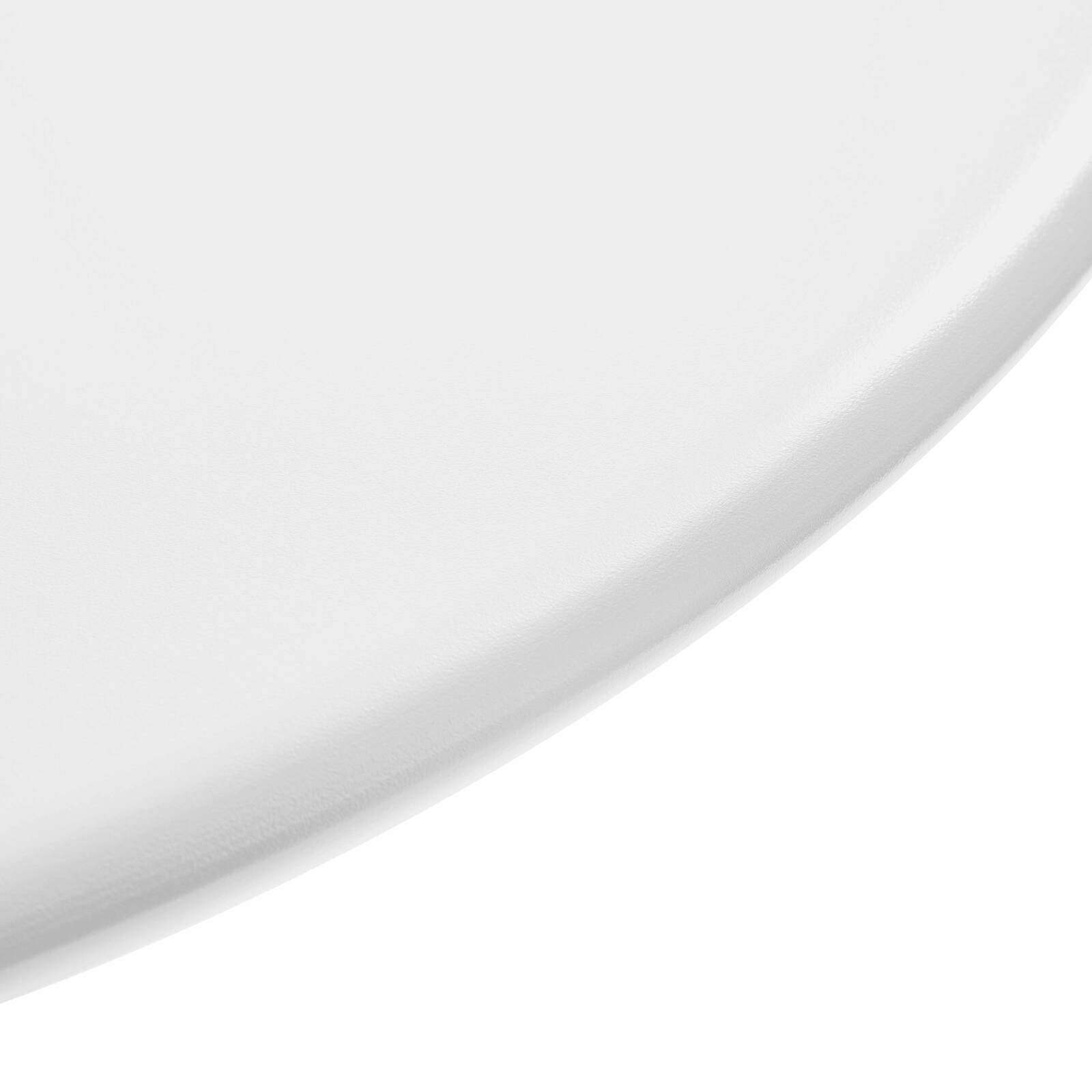 Mesa de jardín bistro redonda inclinable de metal con pie emprotado Ø70 cm y 2 sillas