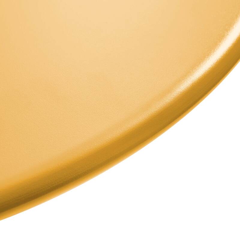 Mesa de jardín bistro redonda inclinable de metal con pie emprotado Ø70 cm y 2 sillas (6/11)