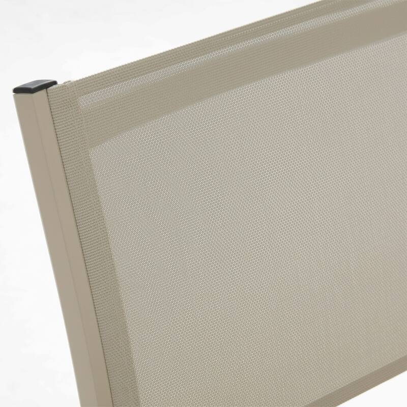 Silla de jardín de aluminio y textileno (6/7)