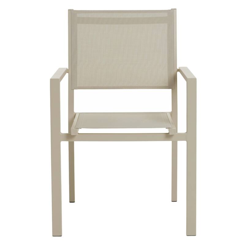 Silla de jardín de aluminio y textileno con reposabrazos (4/6)