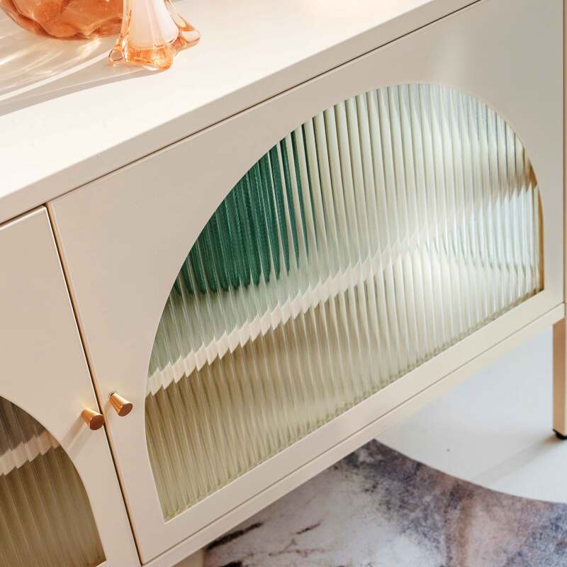 Mueble TV 115cm de metal de estilo moderno (3/7)