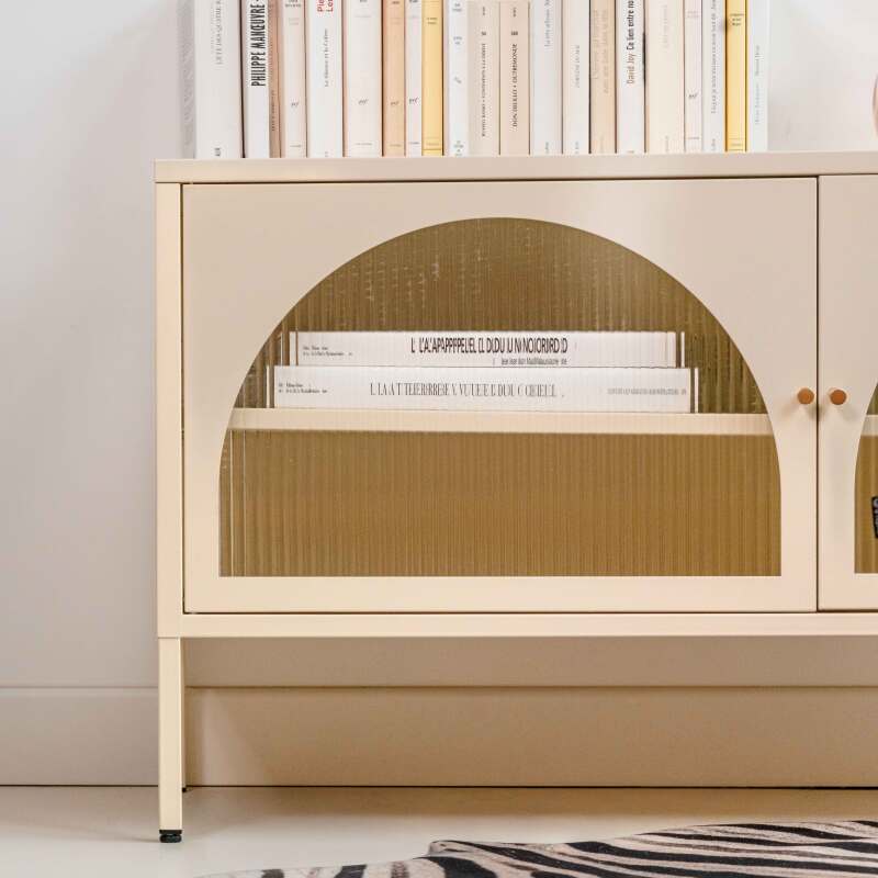 Mueble TV 115cm de metal de estilo moderno (2/7)