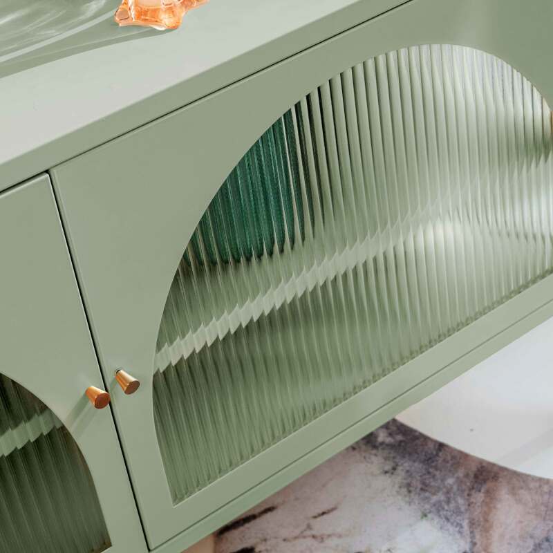 Mueble TV 115cm de metal de estilo moderno (3/8)