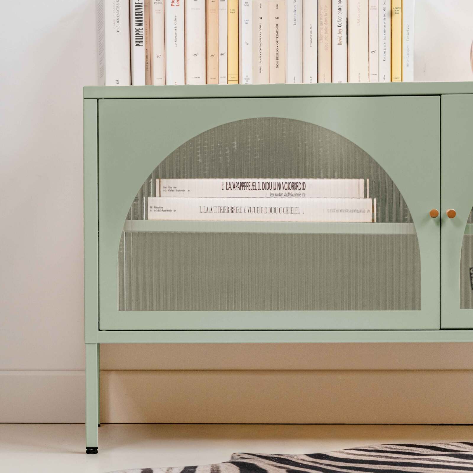 Mueble TV 115cm de metal de estilo moderno