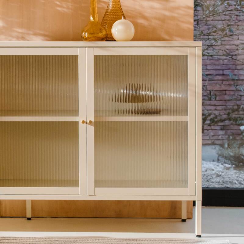 Aparador de metal 3 puertas 140 cm (3/8)