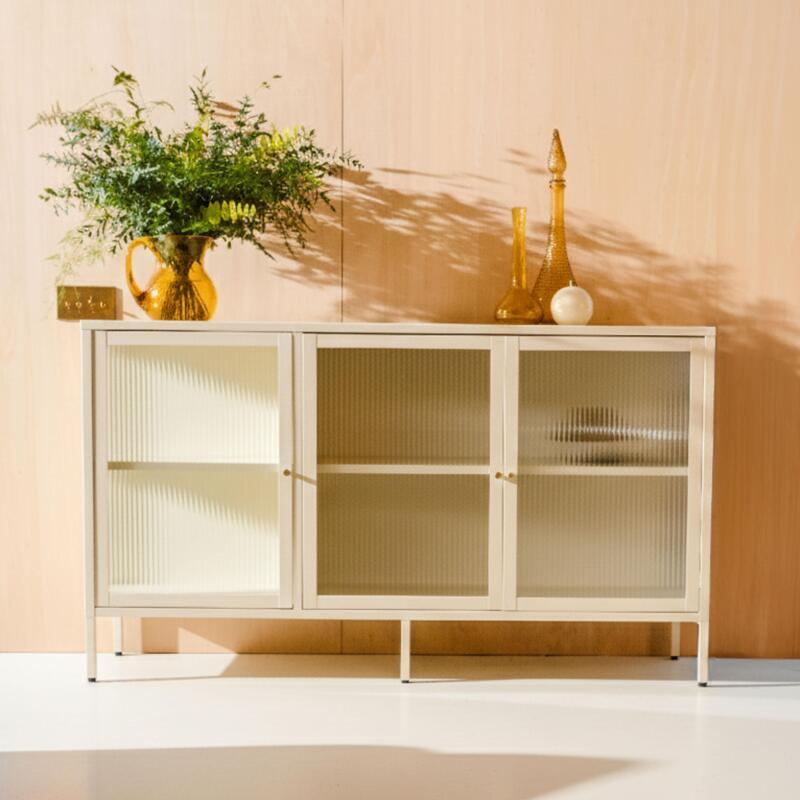 Aparador de metal 3 puertas 140 cm (2/8)