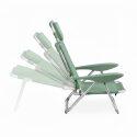 Silla de playa plegable reclinable 4 posiciones