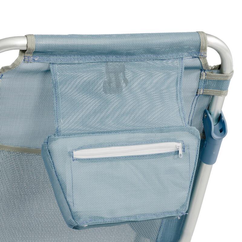 Silla de playa plegable reclinable 4 posiciones (3/5)