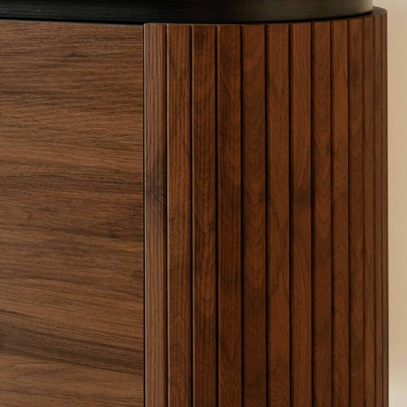 Aparador efecto madera 2 puertas de 120 cm (2/7)