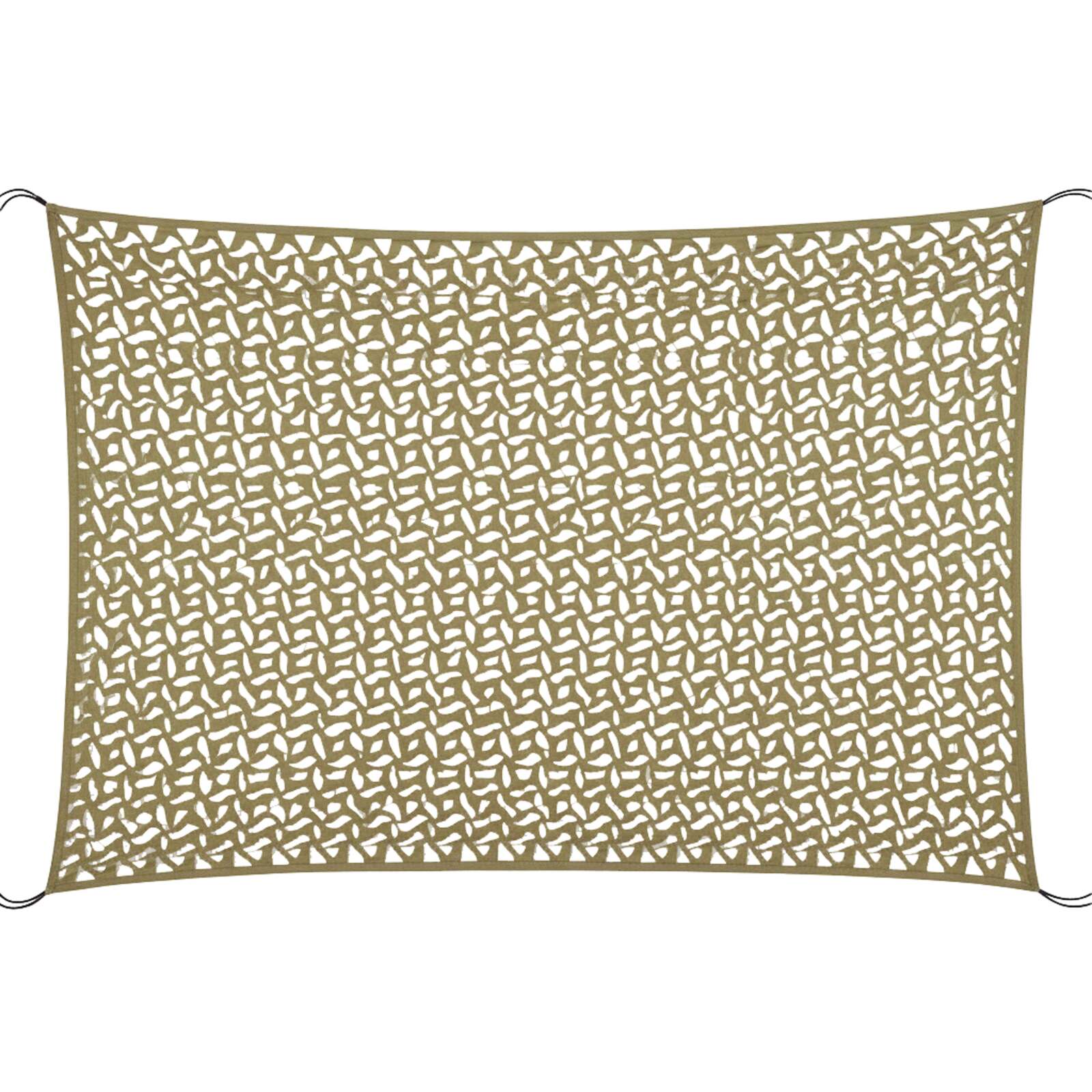 Vela de sombra rectangular calada reversible 4x3 m