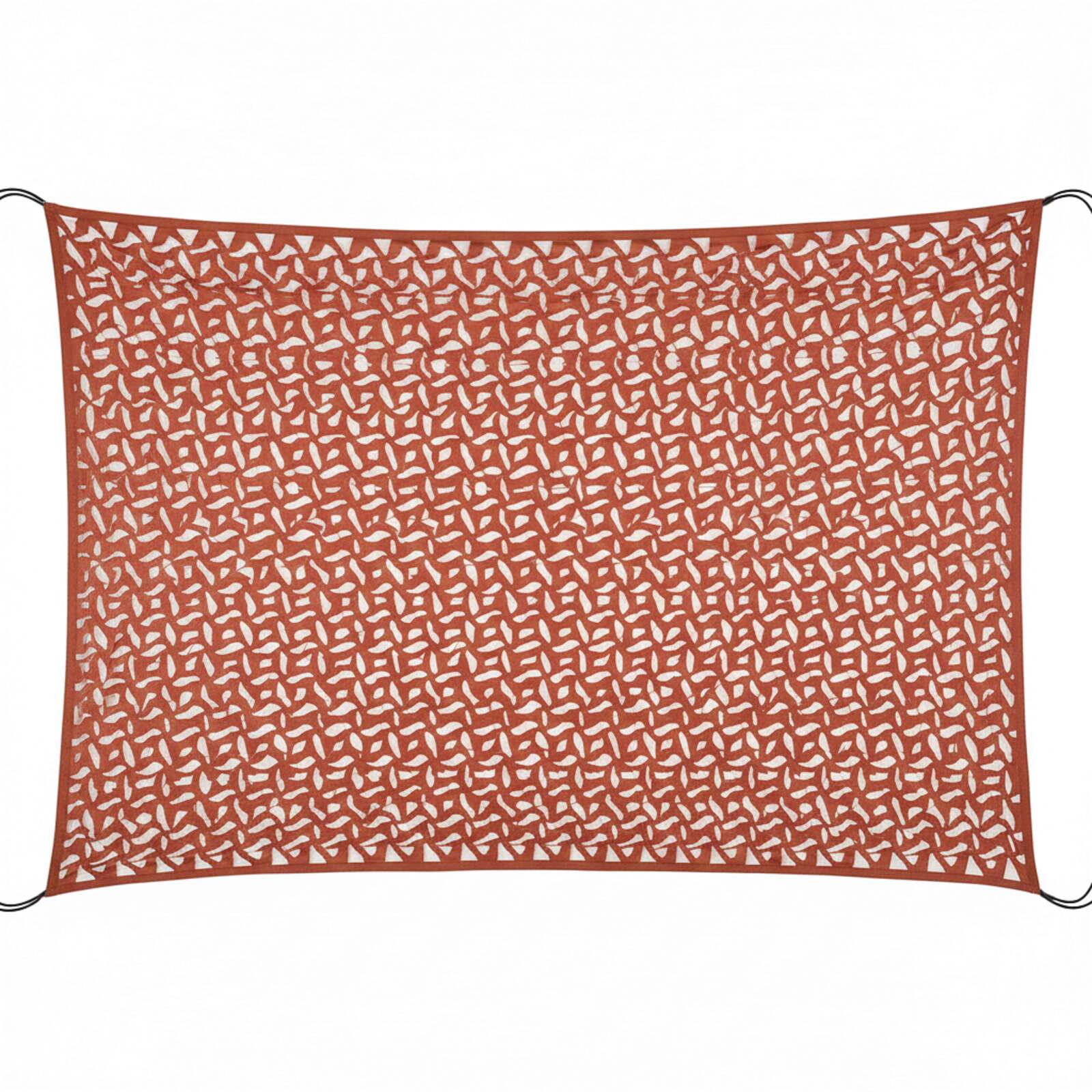 Vela de sombra rectangular calada reversible 4x3 m