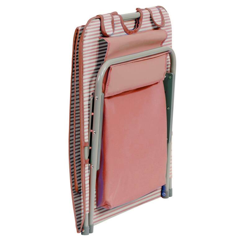 Tumbona de playa plegable reclinable 5 posiciones (2/6)