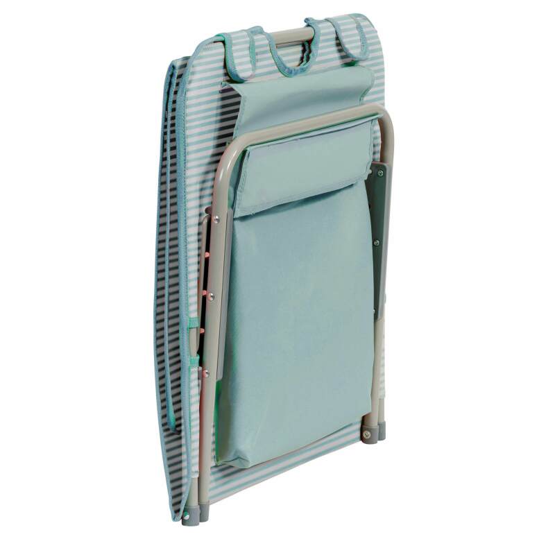 Tumbona de playa plegable reclinable 5 posiciones (4/7)