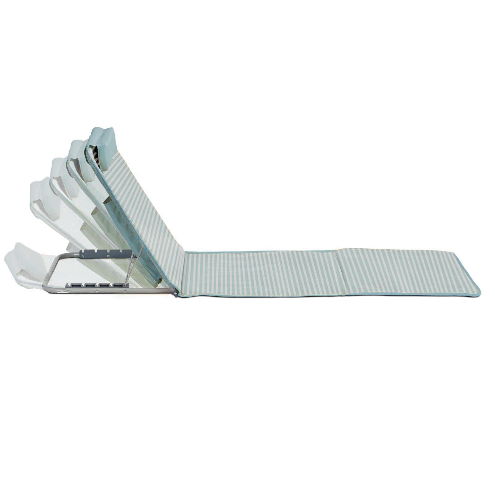 Tumbona de playa plegable reclinable 5 posiciones