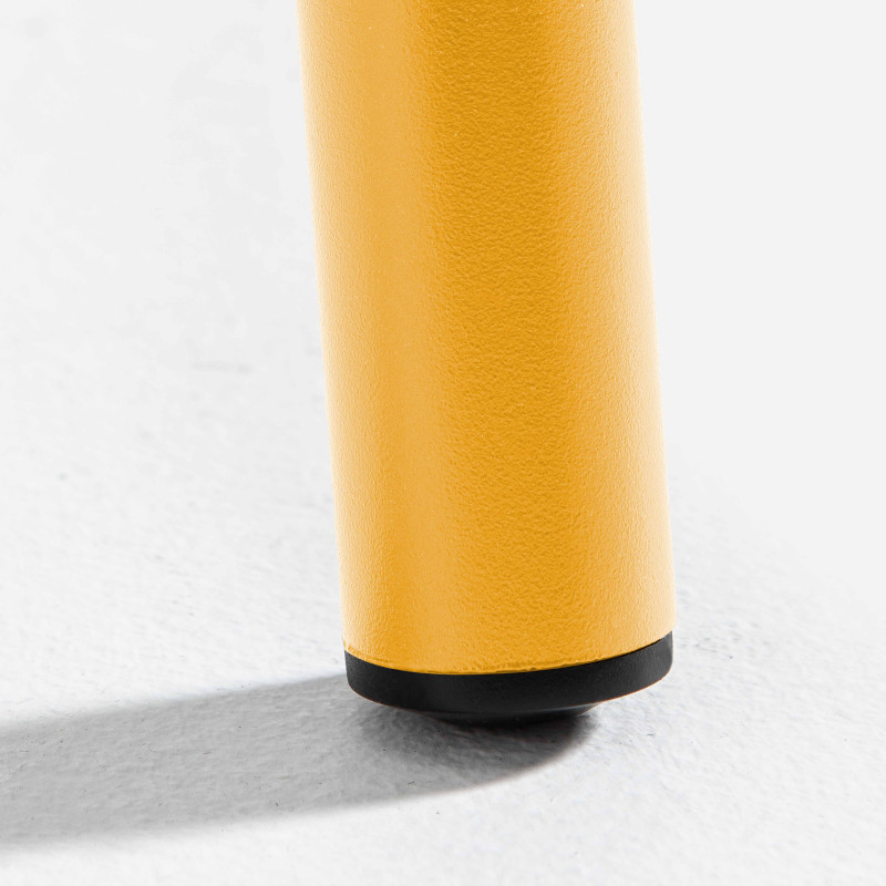 Mesa de jardín cuadrada de metal 70 x 70 cm (3/5)