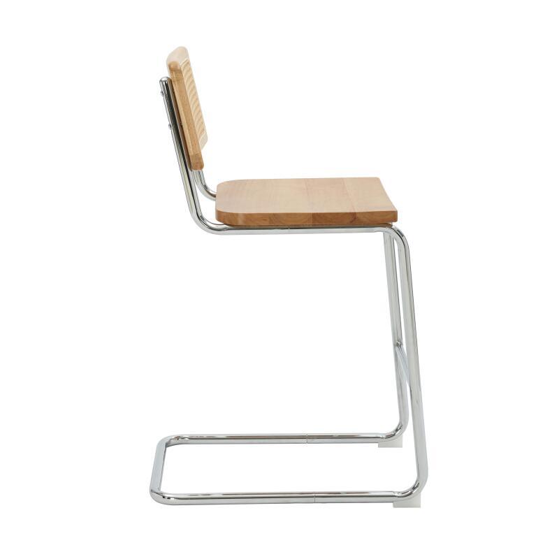 Sillas altas de madera y metal - Lote de 2 (5/8)