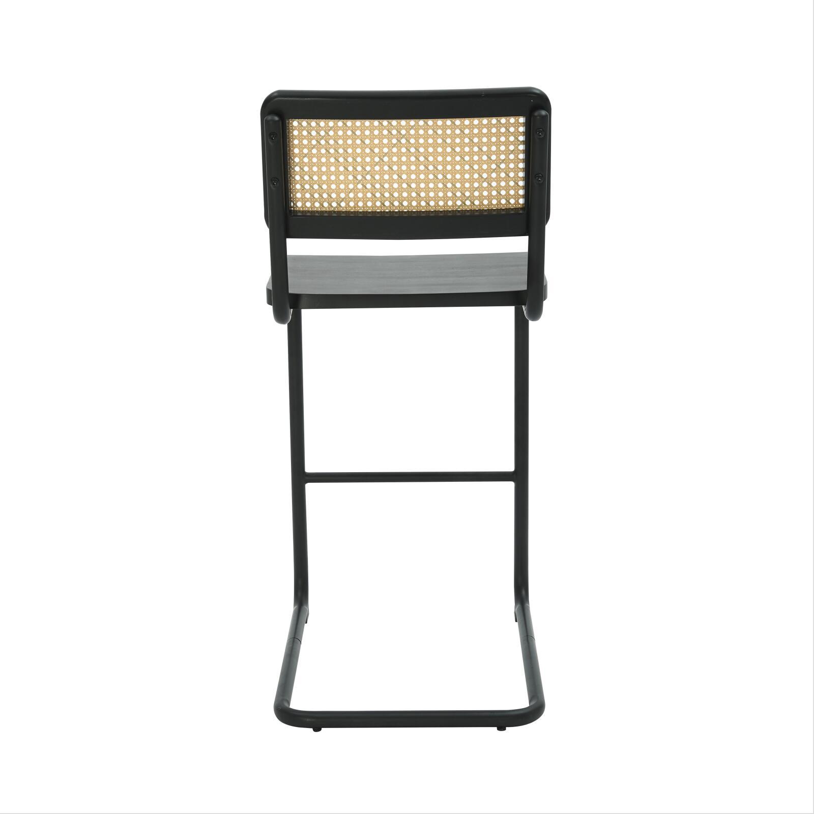 Sillas altas de madera y metal - Lote de 2